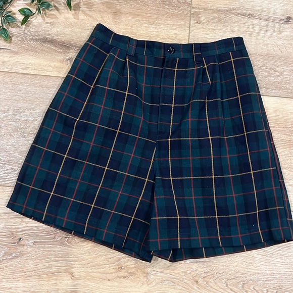 Metro express plaid mom shorts size small - Picture 2 of 5